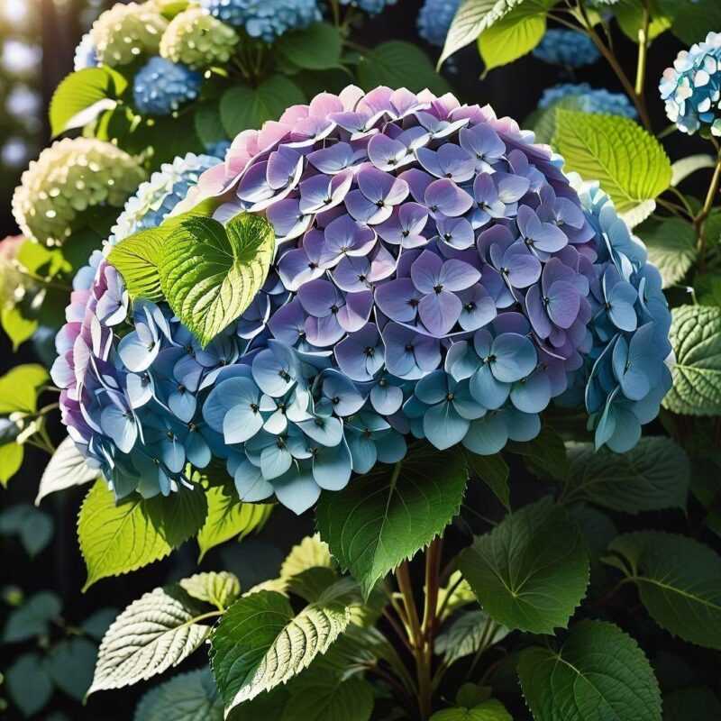 Hodowla hortensji bukietowej w pojemnikach