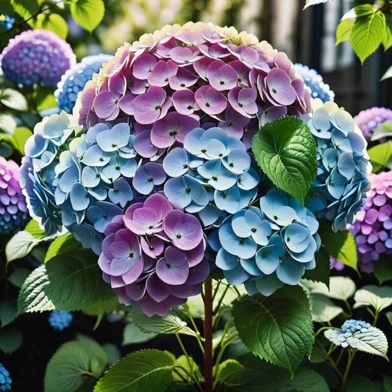 Podlewanie hortensji bukietowej