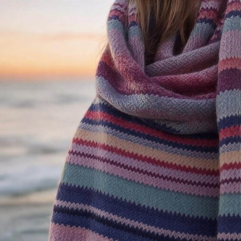Pomysły na wzory pasków w szaliku